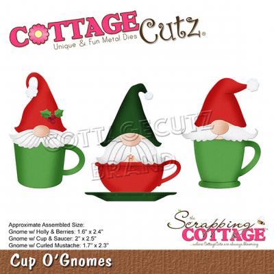 CottageCutz Scrapping Cottage - Cup O'Gnomes
